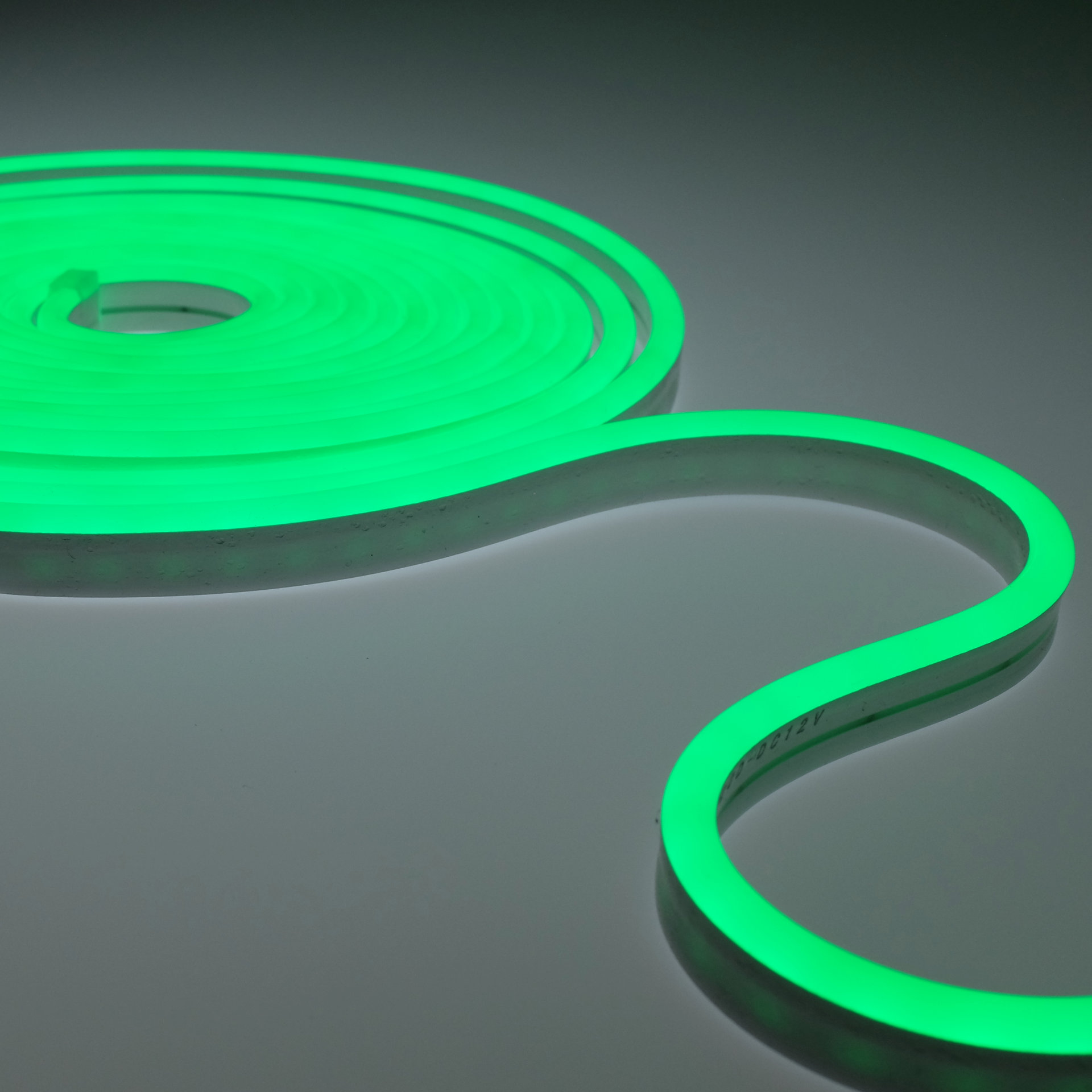 LED Neon Flex Side Green 12V 8W/m 120LEDs/m 6x12mm