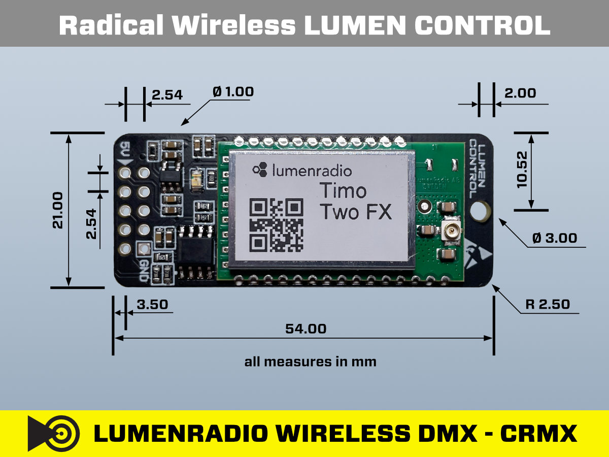 Radical Wireless LUMEN CONTROL TimoTwo CRMX Module