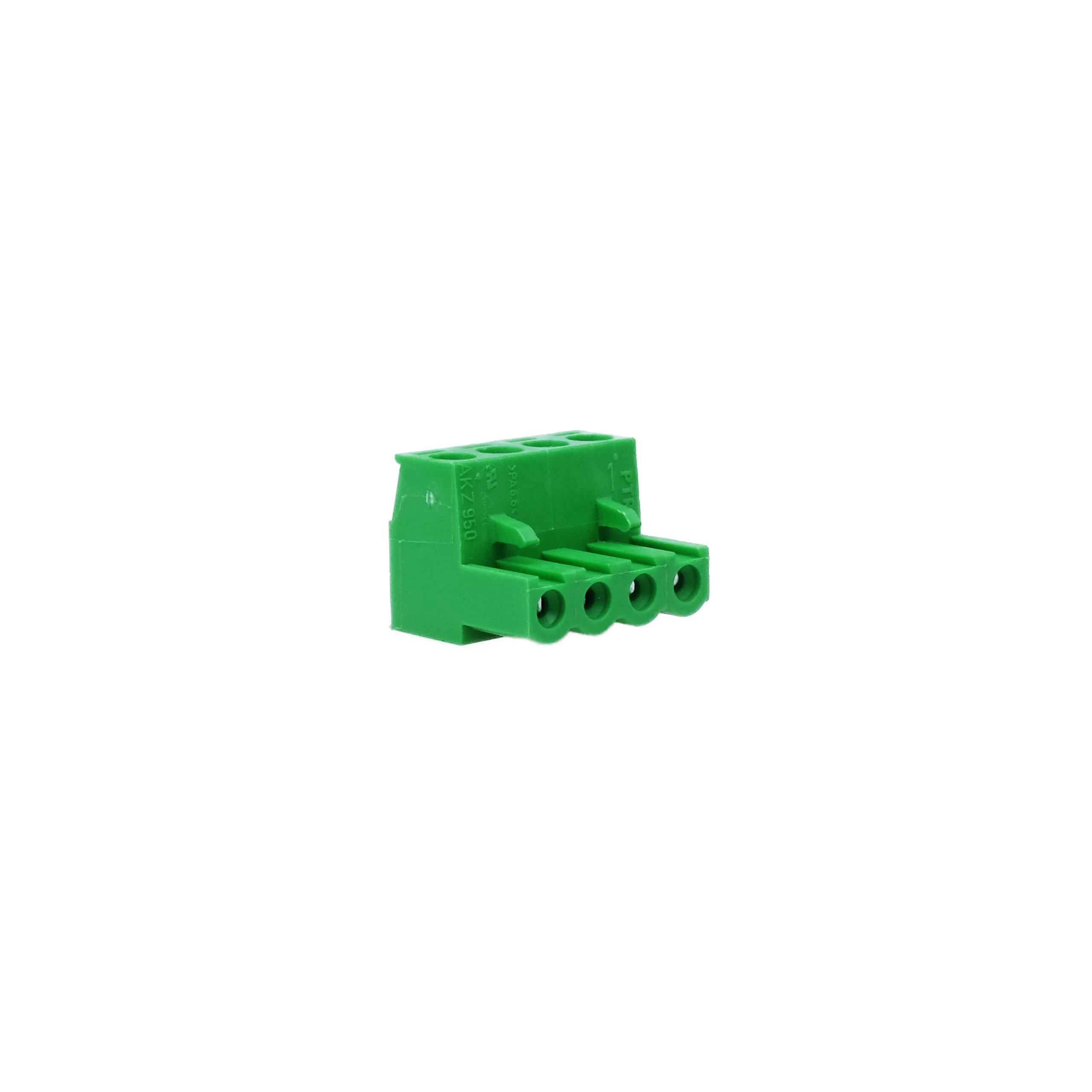 PTR Terminal Block AKZ950 4pin pitch 5.08 50950040021F — Front View
