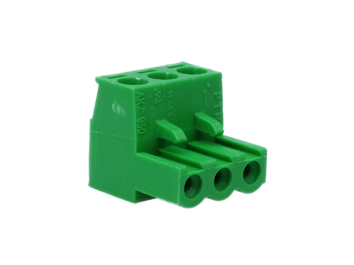 PTR Terminal Block AKZ950 3pin pitch 5.08 50950030021F — Front View