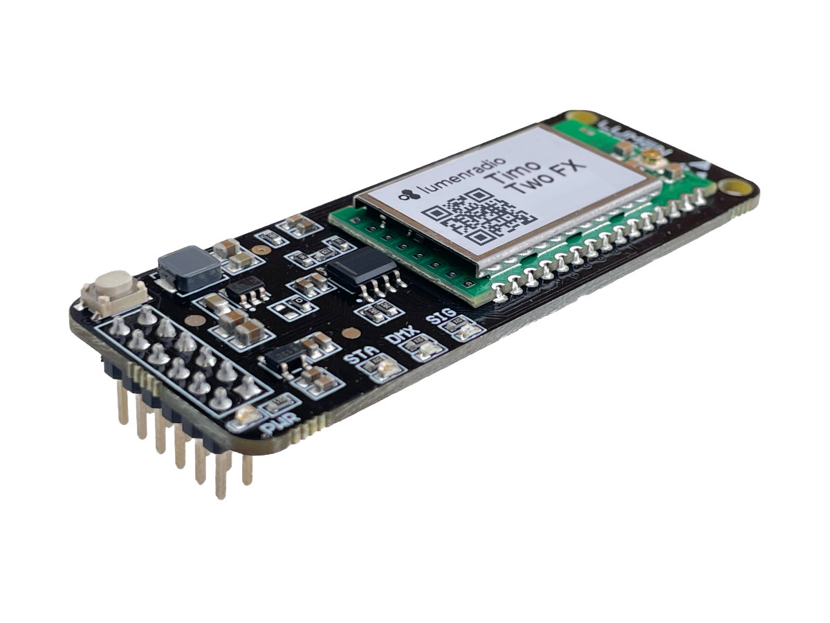 Radical Wireless LUMEN CARD TimoTwo CRMX Module Header extra — Isometric View