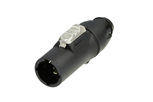 NEUTRIK NAC3MX-W-TOP powerCON TRUE1 Male — Top View