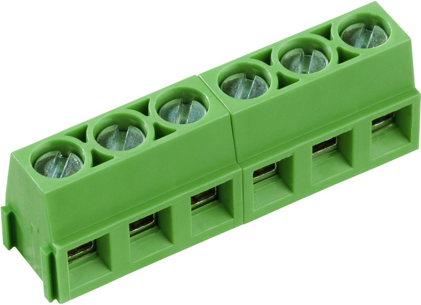 PTR Terminal Block AKZ250 3pin pitch 5.08 50250030001F — Top View