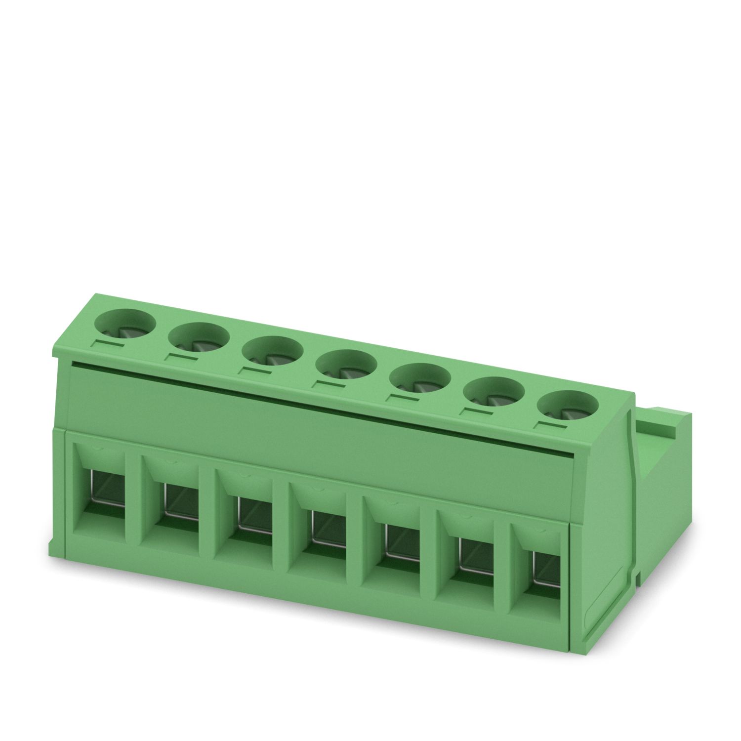 Phoenix Contact Connector IC 2.5/ 7-ST-5.08 7 pin 1786226 — Rear View