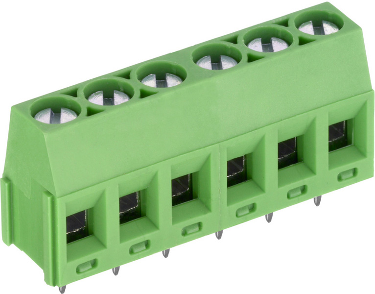 PTR Terminal Block AKZ350 2pol pitch 5.08 50350020001FV — Top View