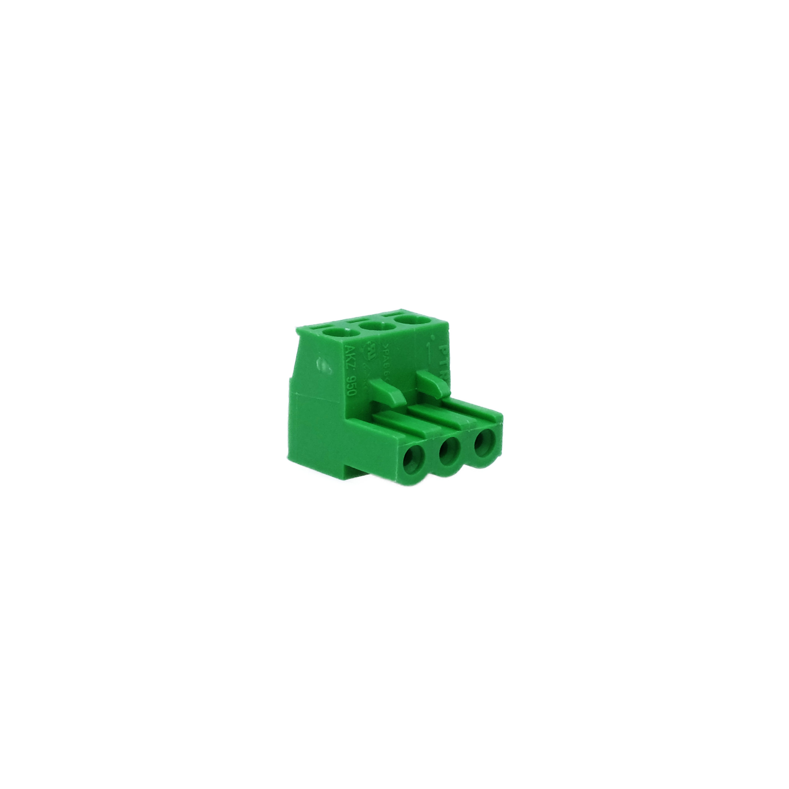PTR Terminal Block AKZ950 3pin pitch 5.08 50950030021F — Front View